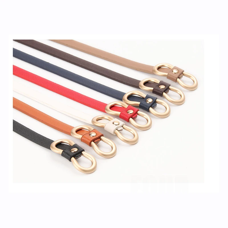 

Женские регулируемые тонкие ремни для женщин, модный ремень с металлической пряжкой