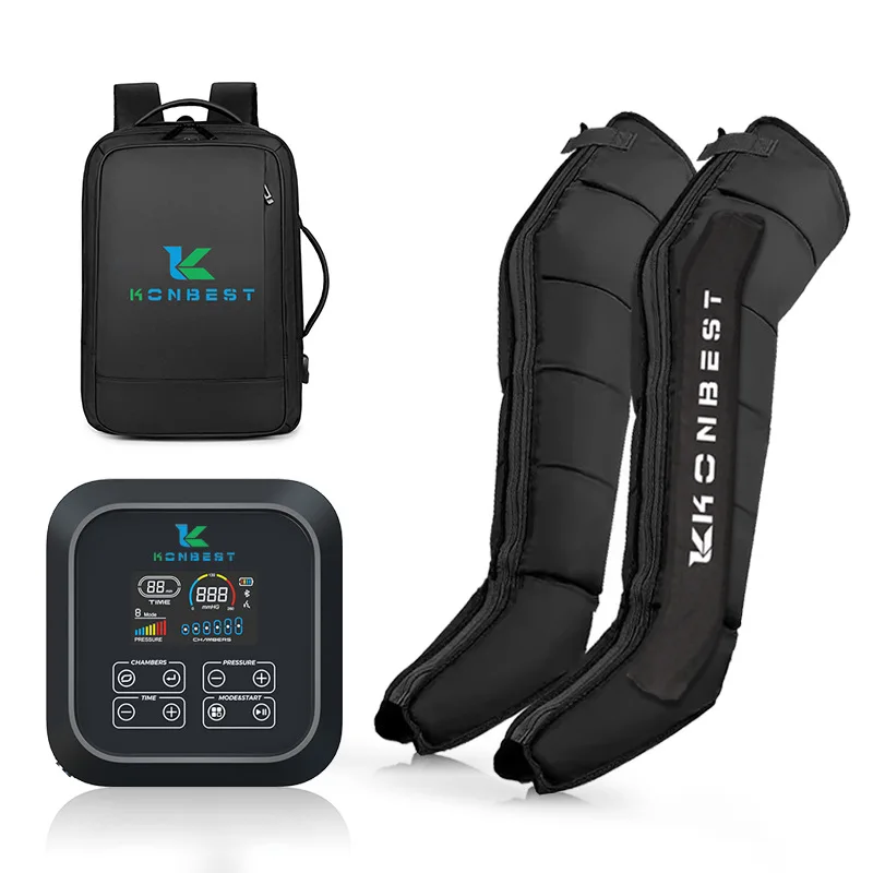 Новый шестикамерный воздушный волновой массажер с ЖК-экраном для мышц ног