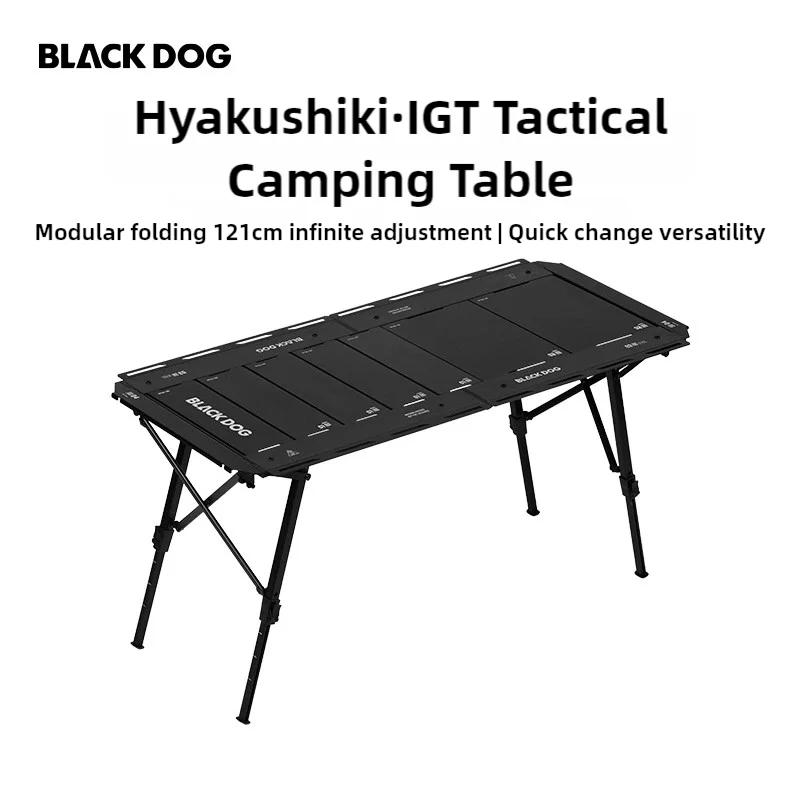 Фото BLACKDOG уличный складной стол IGT модульный отдельно стоящий стол портативный регулируемый алюминиевый походный стол быстрая установка №4