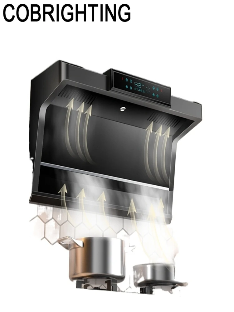 Ilation Fan Smoke Suction Machine Afzuigkap Keuken Cappa Cucina Ventilator Kitchen Rook Afzuiging Dunstabzugshaube Range Hood