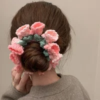 Вязаные резинки для волос #1