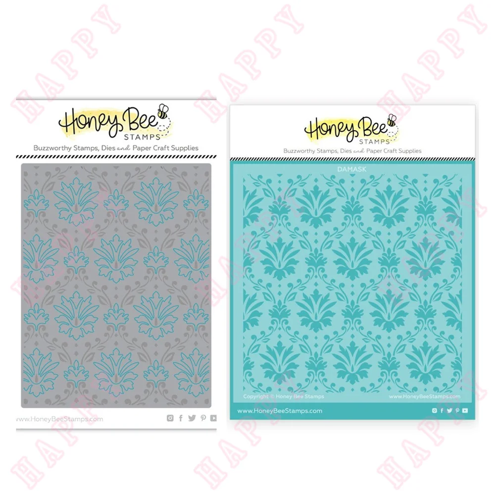 

Valentine's Day Metal Cutting Dies Stencil Damask Decoration For DIY Scrapbooking Diary Album Paper Template Embossing Handmade