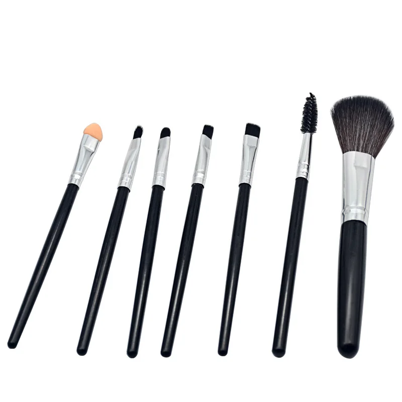 

Portable Makeup Brushes Set 7pcs Eye Shadow Foundation Powder Eyelash Eyebrow Lip Concealer Blush Soft Hair Brush Cosmetic Kit