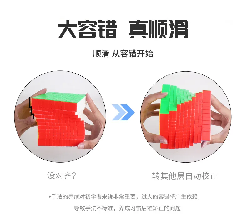Yuxin Little Magic 8x8 9x9 10x10 11x11 магический куб без наклеек Профессиональный Zhisheng