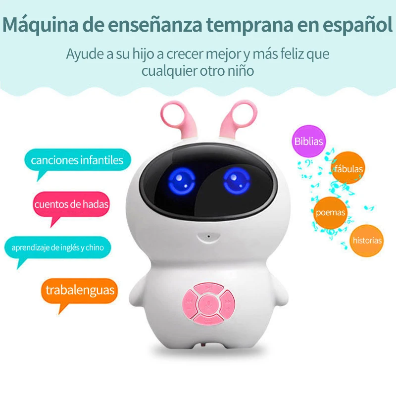 

Spanish Language Baby Learning Toys Spanish Early Education Machine Nursery Rhyme Fairy Tale poetry Early education content toys