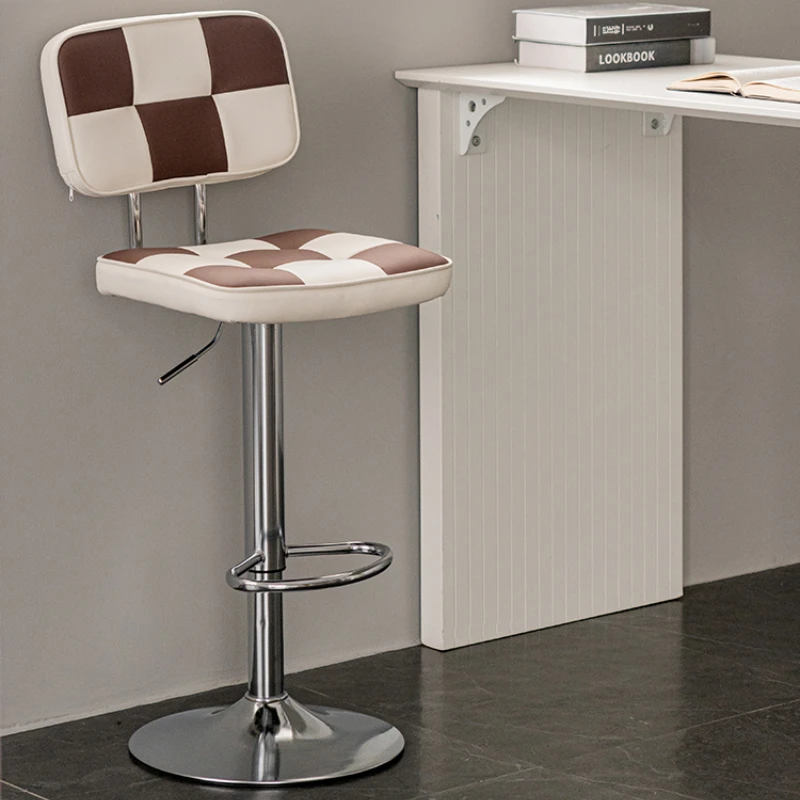 

Регулируемые барные стулья для приема, Современная вращающаяся стойка, расслабляющие дизайнерские стулья, высокая роскошная мебель HY