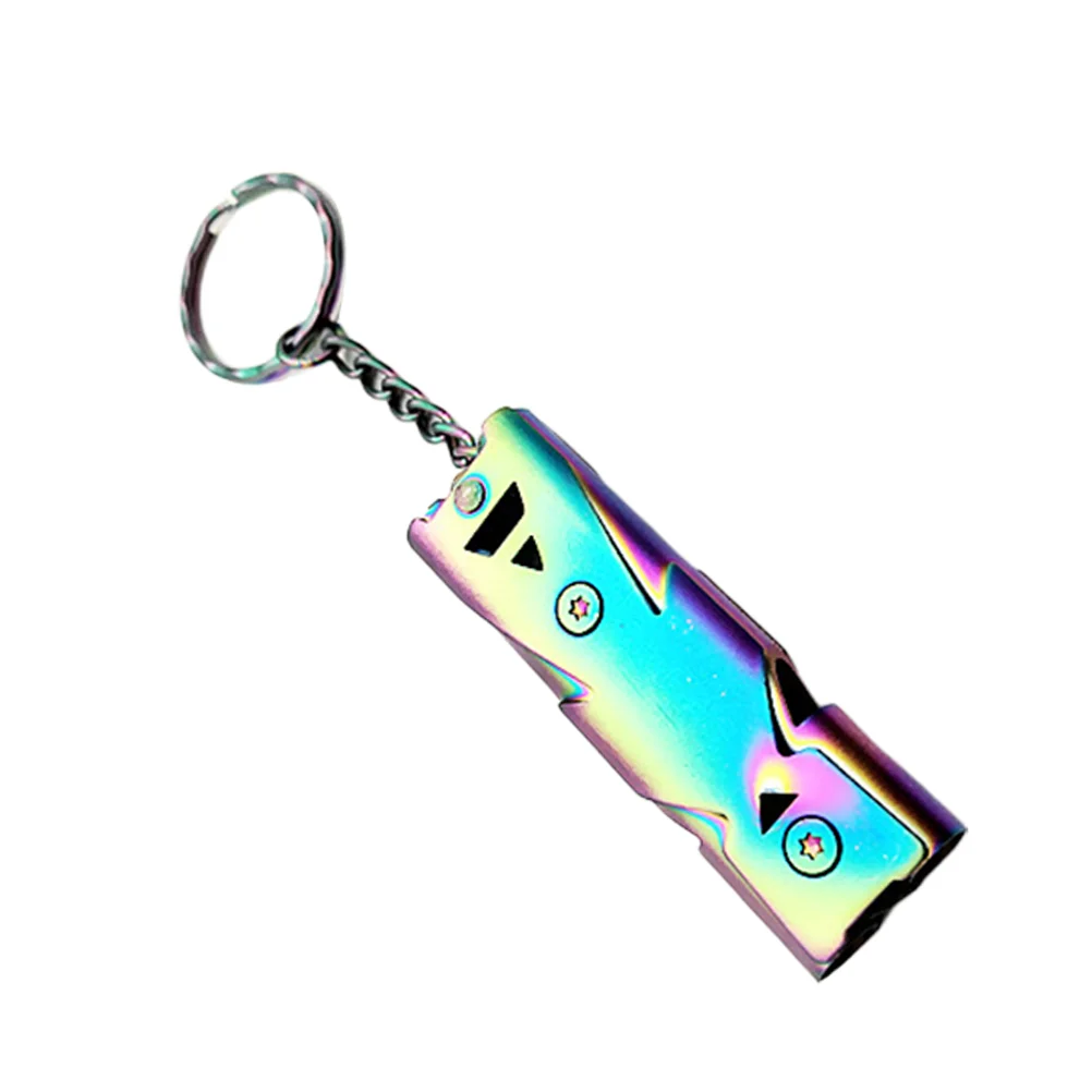 Двойной трубчатый свисток выживания с высоким децибелом для пеших прогулок