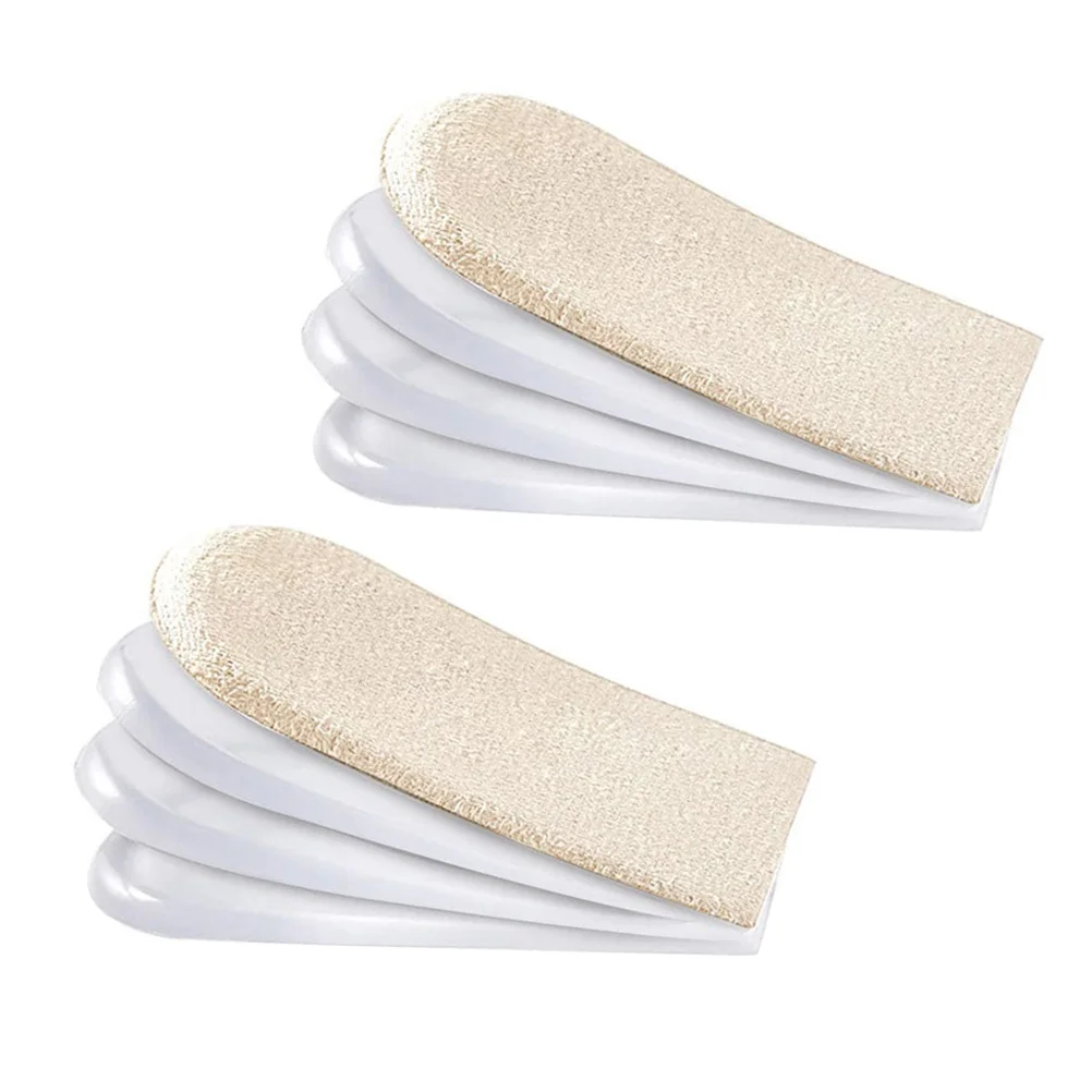 

1 Pair Invisable Inner Heightening Shoe Pad Adjustable Heightening Insole High Elastic Shoe Pads Gel Height Increase Insole for