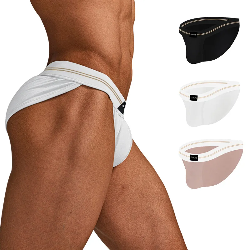 

ORLVS Men's Sexy Briefs Modal Elatic Soft Underwear Male Youth Lingerie Sports Fitness Seamless Panties M-2XL High Quality