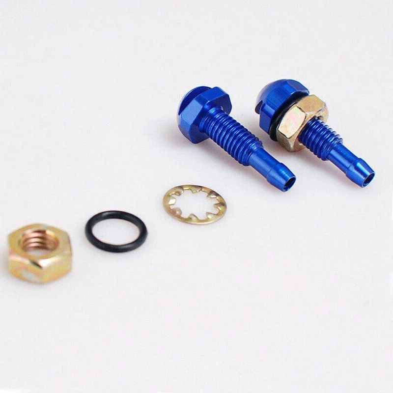 

2 Pieces Car Water Spray Nozzle Universal Accessories Blue Wiper Integrated Aluminum