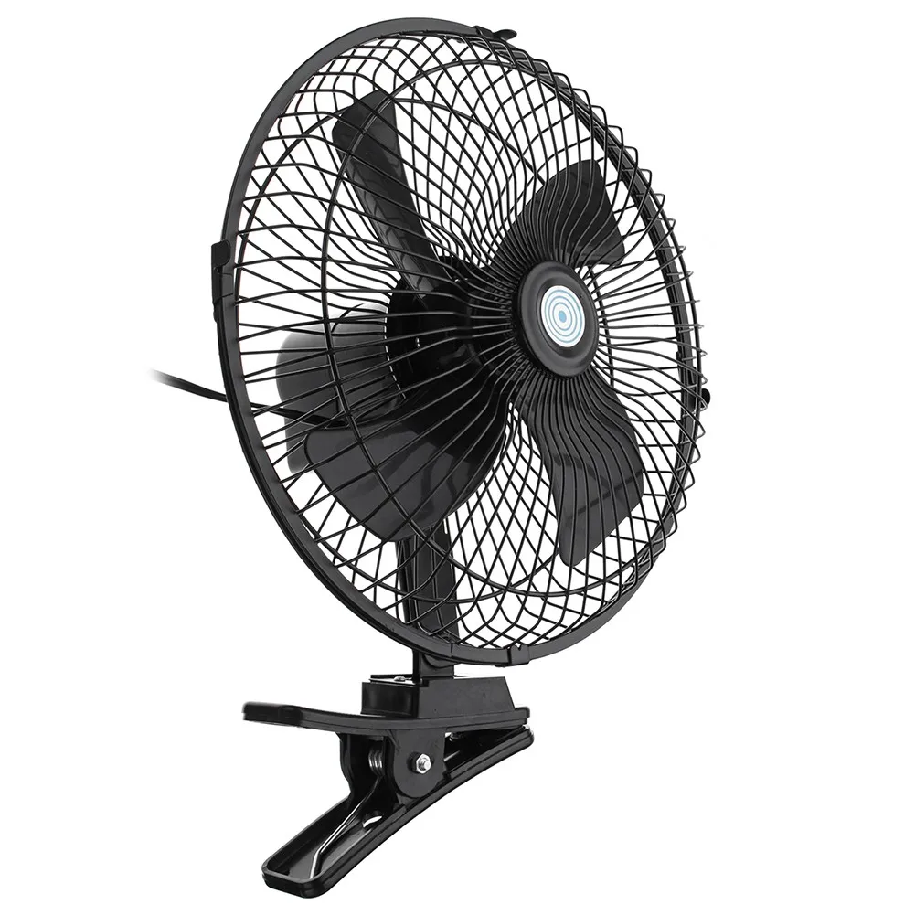 

Powerful Car Van Clip Fan 180 Degree 26cm/ 10.24\\'\\' Black Caravans Cars