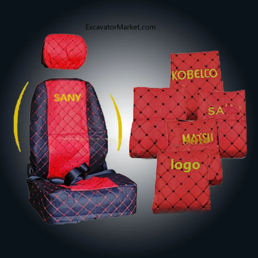 Для Doosan CAT Hitachi Kobelco Sany Hyundai Liugong Komatsu Xc Экскаватор mg Volvo Sdlg kato kubota sumitomoSeat Cover F0002