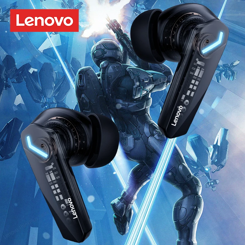 Фото Оригинальные наушники Lenovo GM2 Pro, Bluetooth 5,3, беспроводные Игровые наушники-вкладыши с низкой задержкой, HD-вызов, двойной режим, наушники с микроф... №4