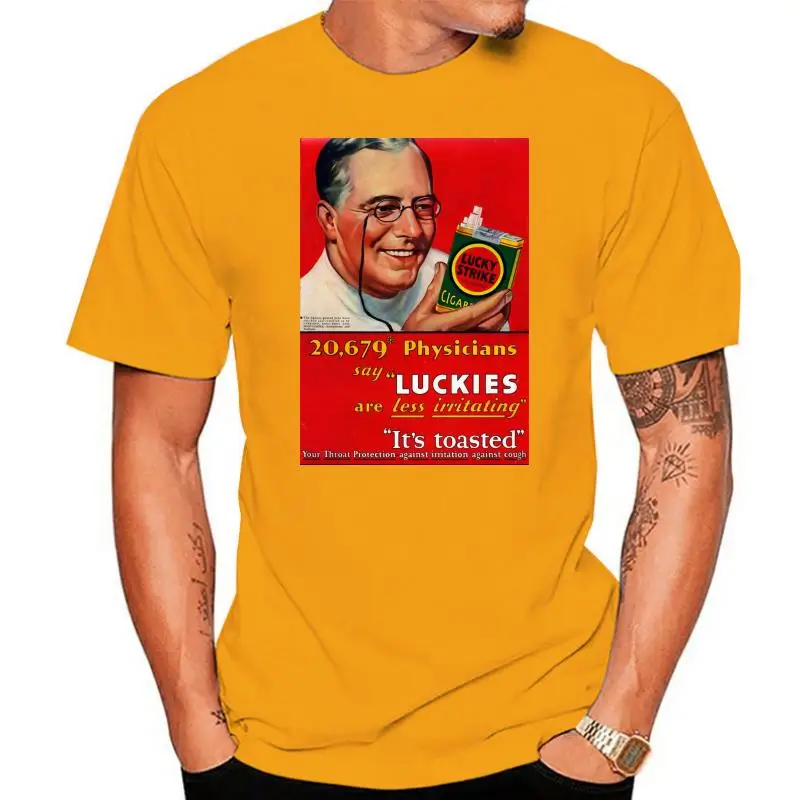 

Lucky Strike American Cigarettes New T-Shirt Cotton 100%(2)