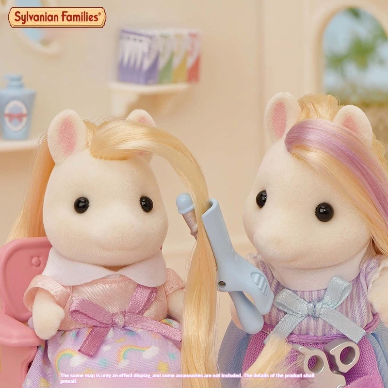 Аутентичные Сильванские семейные аниме-персонажи имитация игрового домика