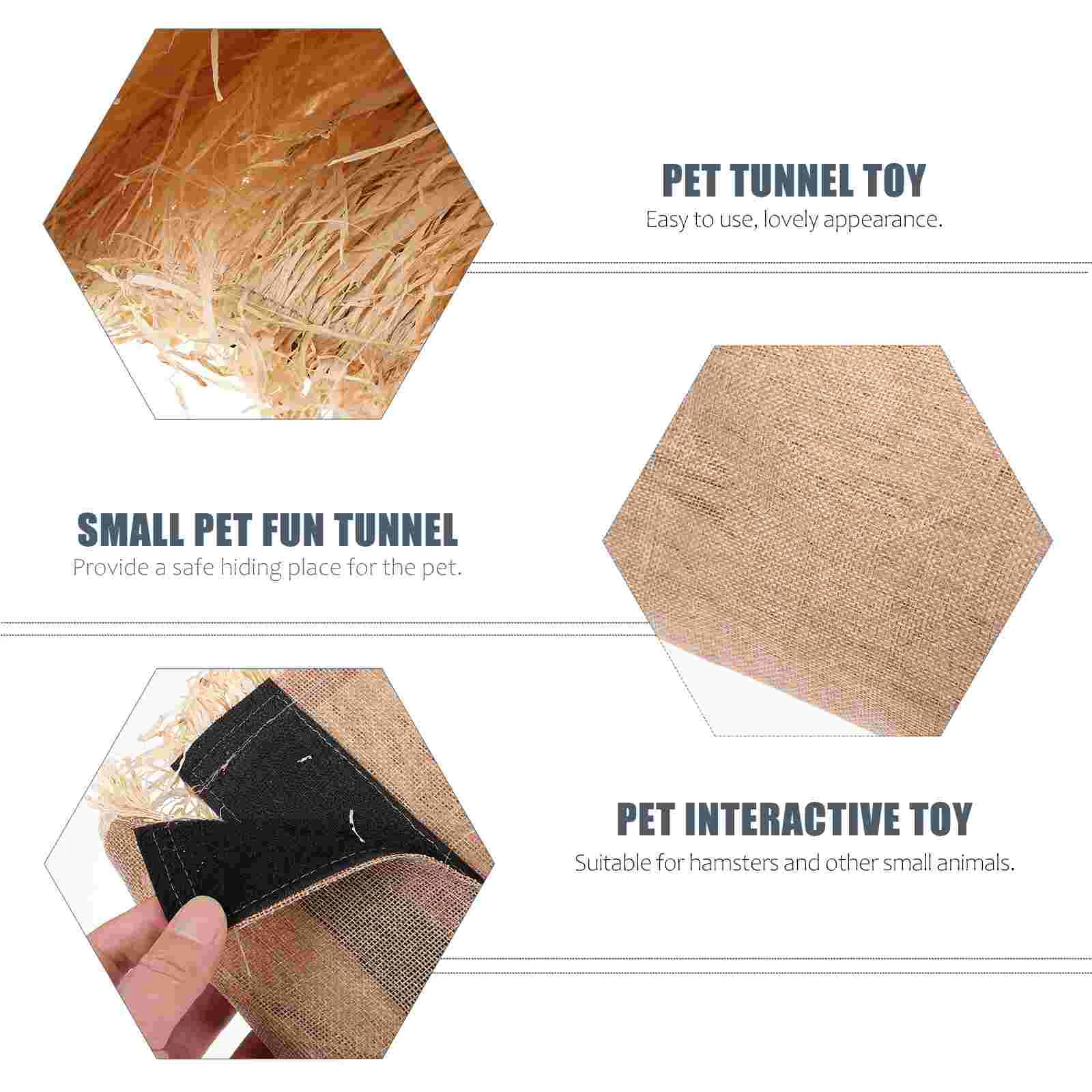 

Guinea Tunnel Hamstertoys Cage Accessories House Toy Hideoutrabbit Chinchilla Hide Hideawaygrasspetbunny Bed Sleeping Animal