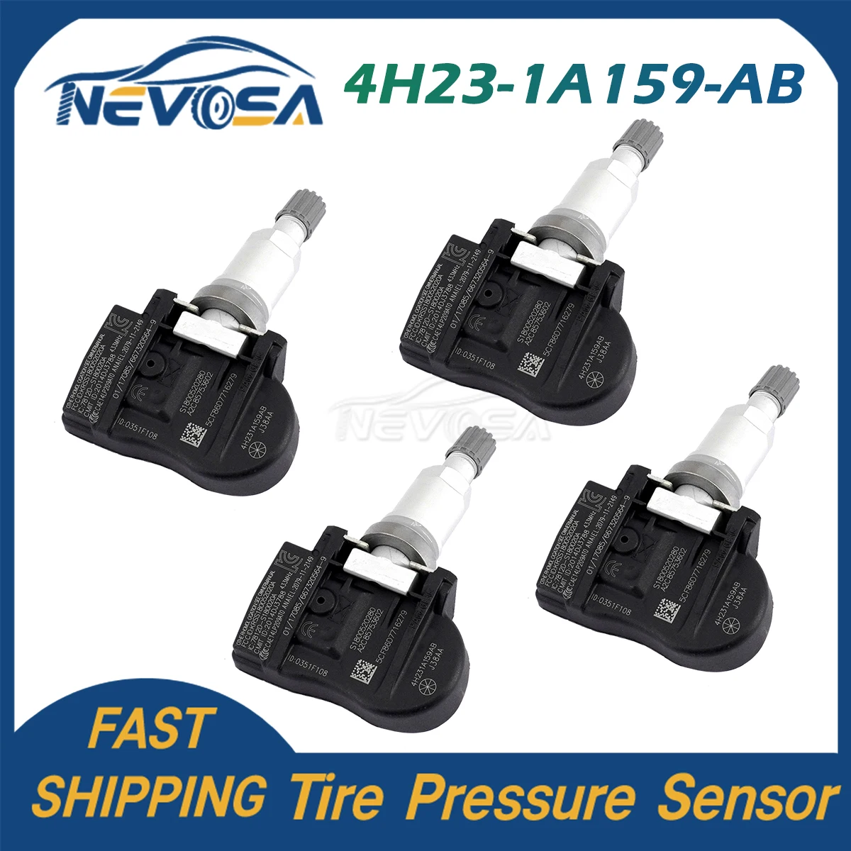 Evosa 4H23-1A159-AB 433 МГц высококачественный датчик давления в шинах TPMS для Land Rover LR2 LR3 Range Rover Sport 4H231A159AB