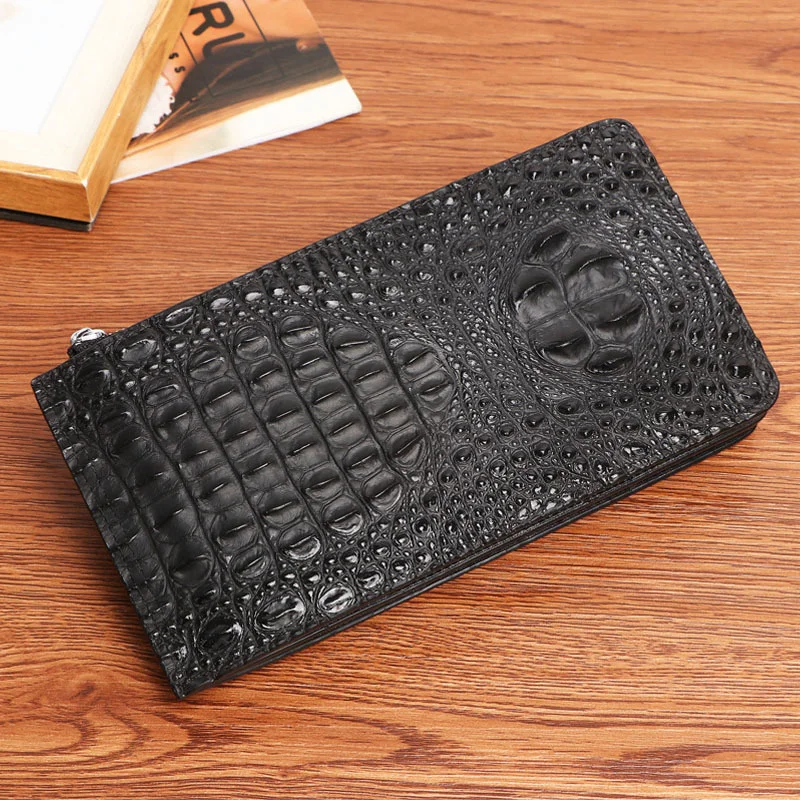 Fashion Men Wallet Women's Multi Card Wallet High Quality Ultra-thin Zipper Phone Bag Genuine Leather Purse Wholesale Purses