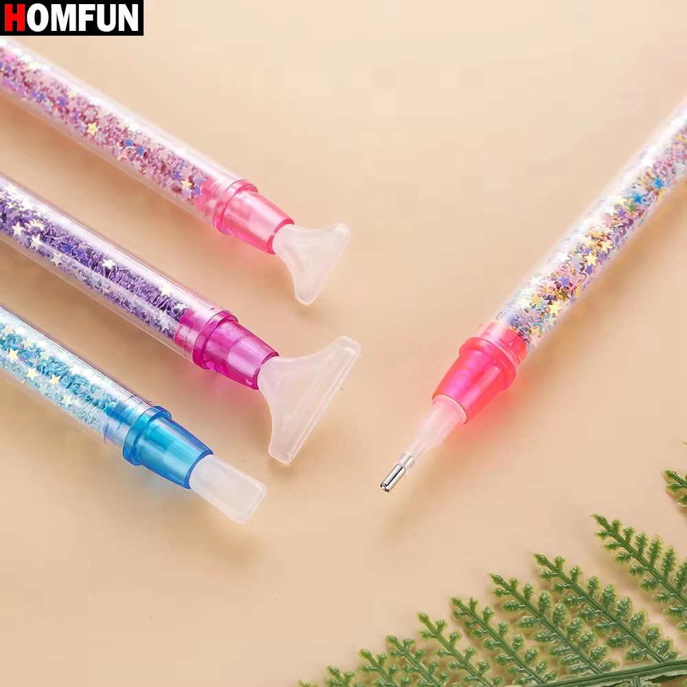 HOMFUN 5D алмазная ручка для рисования блестящая Звезда блестки точка творчества