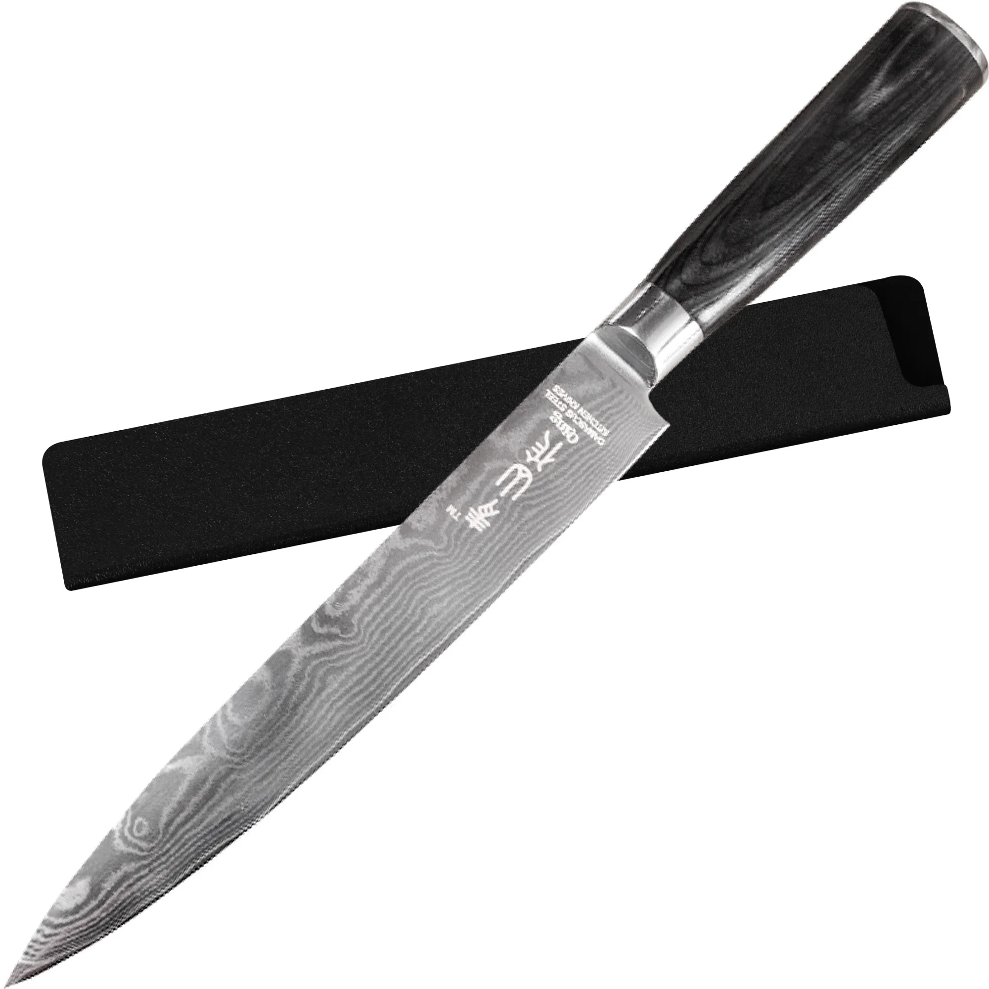 

Японские поварские ножи сантоку Zemen из дамасской стали, кухонный нож для овощей, поварские ножи из дамасской стали для нарезания, режущий инструмент
