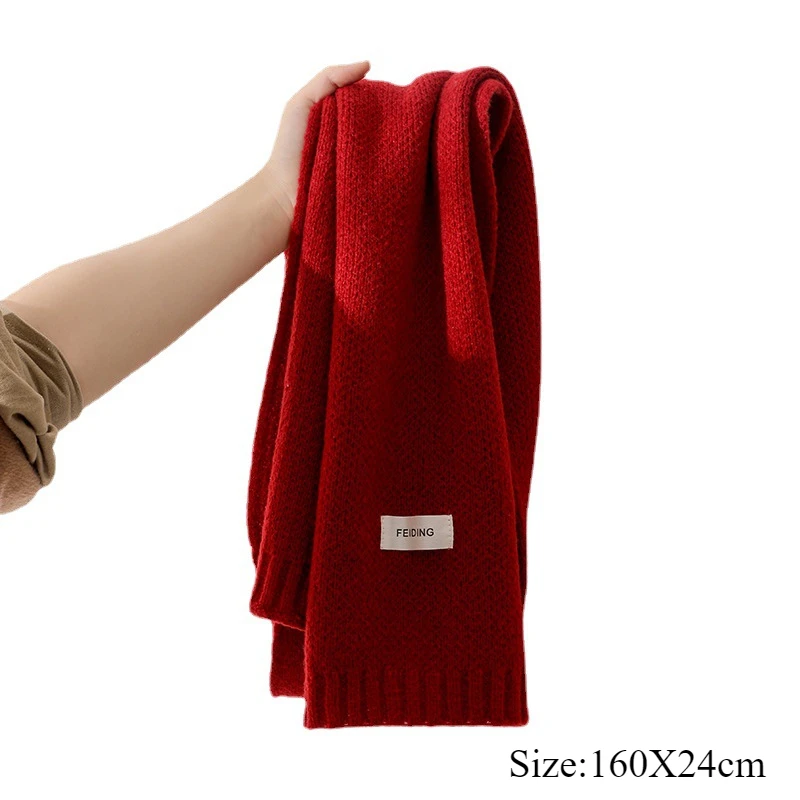 Осенние и зимние шарфы теплые акриловые модные шали из искусственного кашемира
