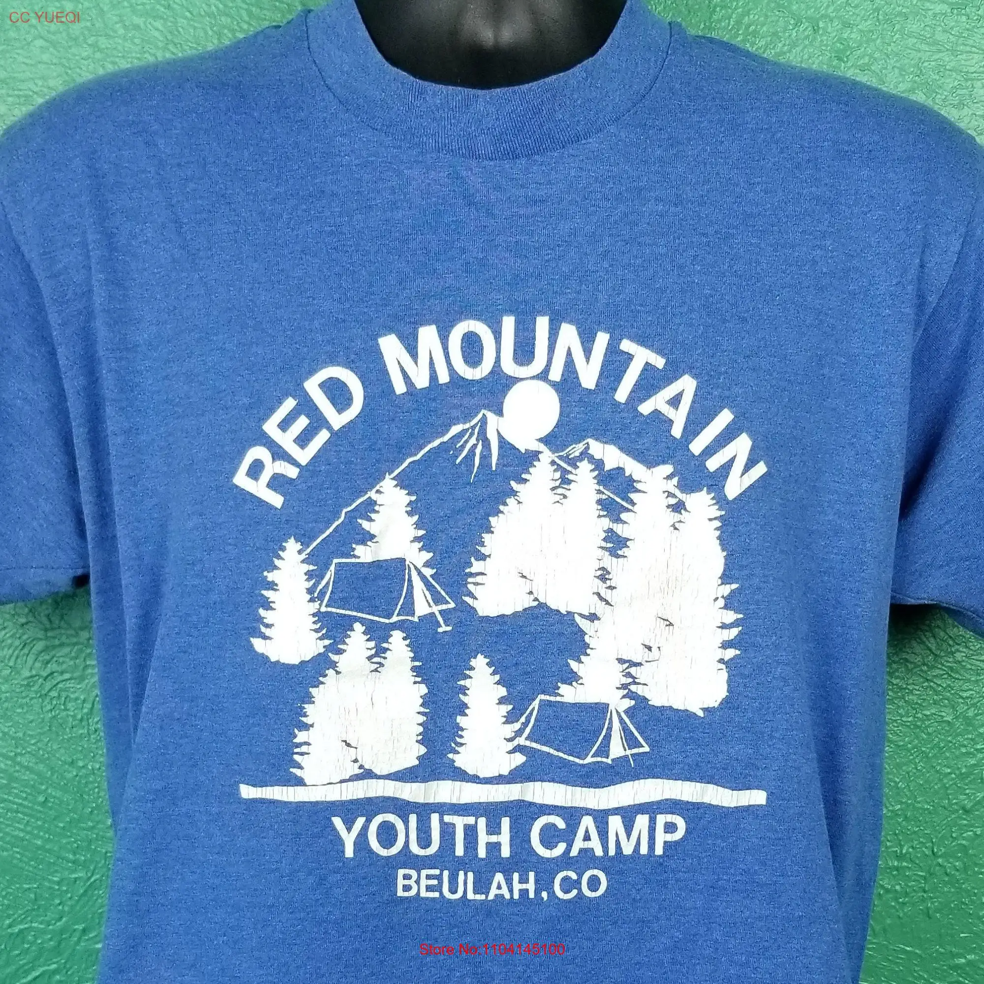 Футболка с длинным или коротким рукавом Красная Гора Колорадо голубая