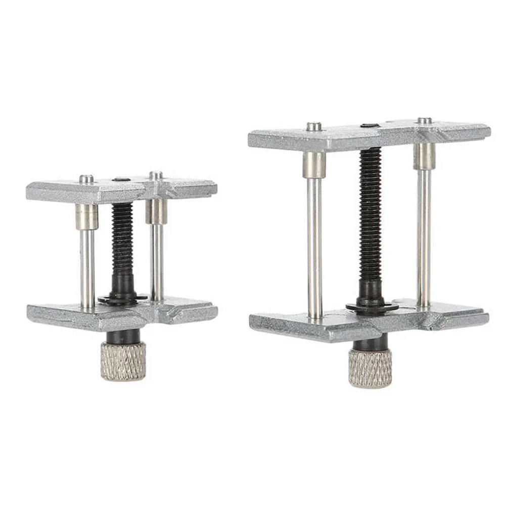 

2pcs Watch Movement Holder Metal 2-in-1 Watch Movement Clip Fixed Base For Prevent Scratch Watch Repair Hand Tool