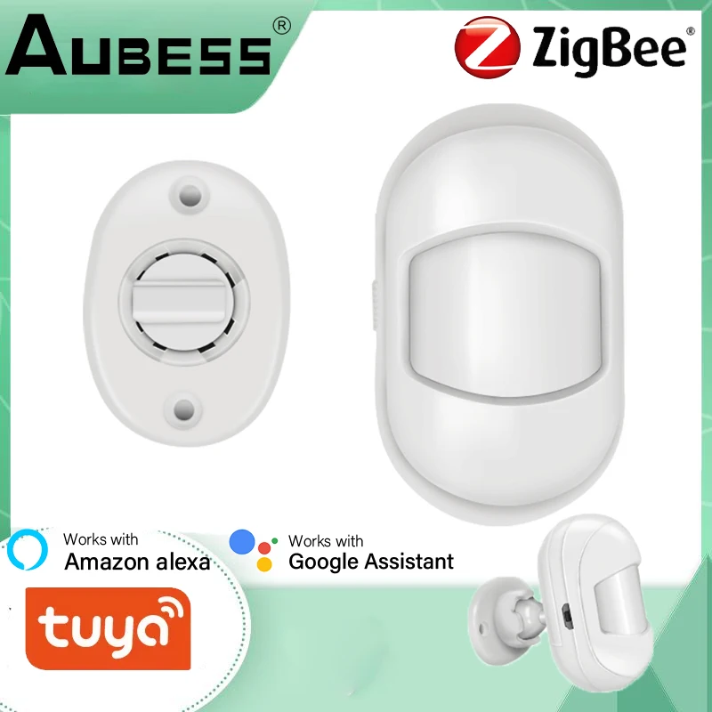 

Беспроводной мини-датчик движения Tuya Zigbee3.0, смарт-датчик движения тела, работает со шлюзом, детектор инфракрасной сигнализации