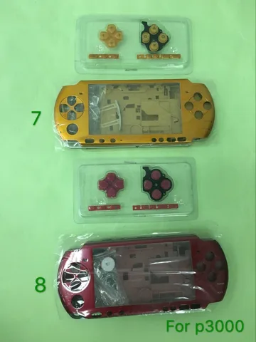 Сменный чехол с полным корпусом и комплектом кнопок для игровой консоли PS3000 PSP 3000, старая версия