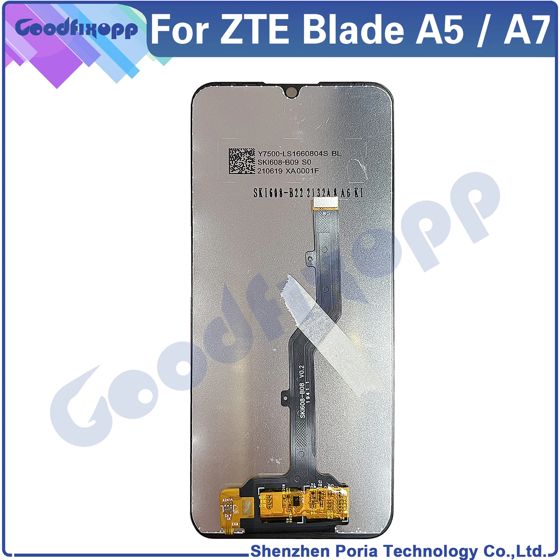 Экран 6 09 дюйма для ZTE Blade A7 A5 2020 ЖК-дисплей кодирующий преобразователь сенсорного