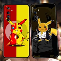 pokemon pikachu soft silicone for realme 8i 9i 9 pro plus gt2 pro c3 6 7 8 pro c21 c11 c25 pro 5g shockproof phone cover fundas