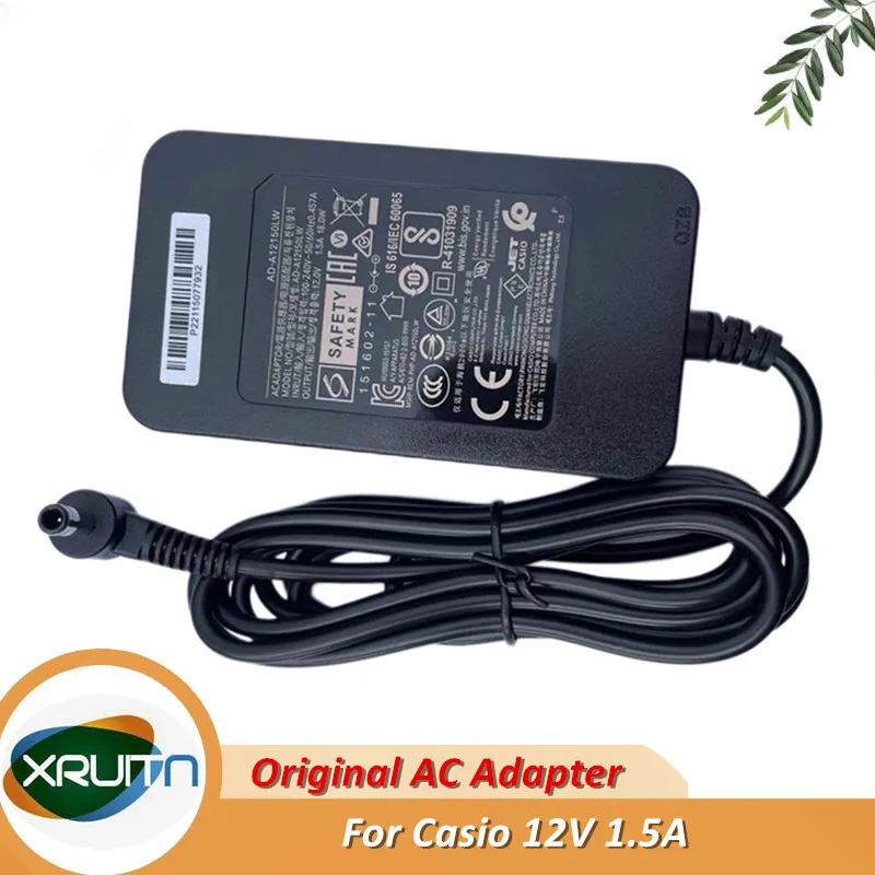 Оригинальный OEM-адаптер переменного тока для Casio 12 В 1 5 А AD-A12150LW оригинальный