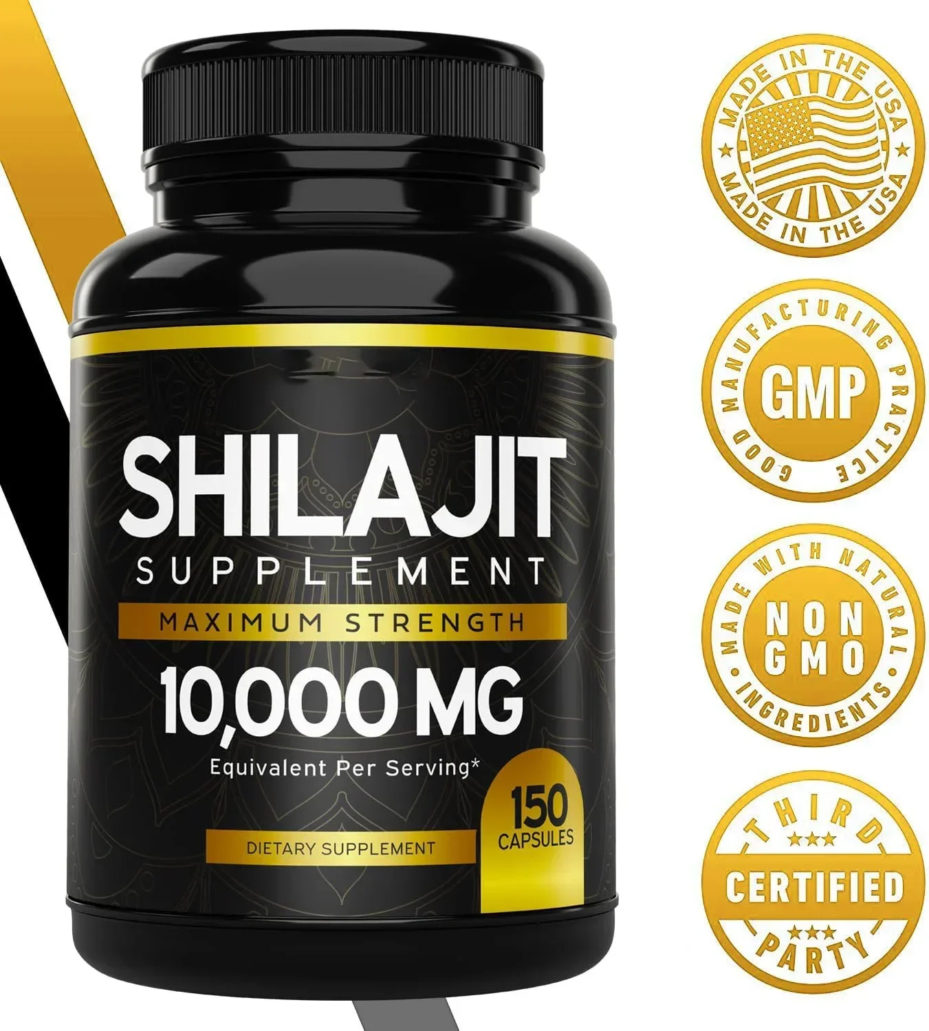 100% с ложкой из нержавеющей стали органический SHILAJIT