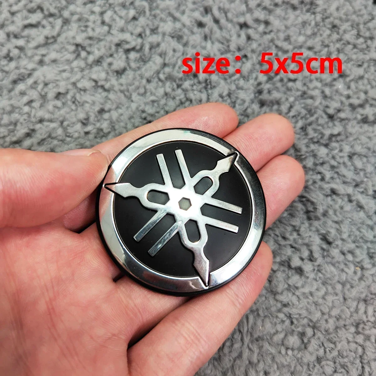 

rubber 3d for Yamaha Stickers Emblem Tank Logo Motorcycle Decal Mt 07 Mt09 Gold Silver Acrylic Decals motorcycle Stickers