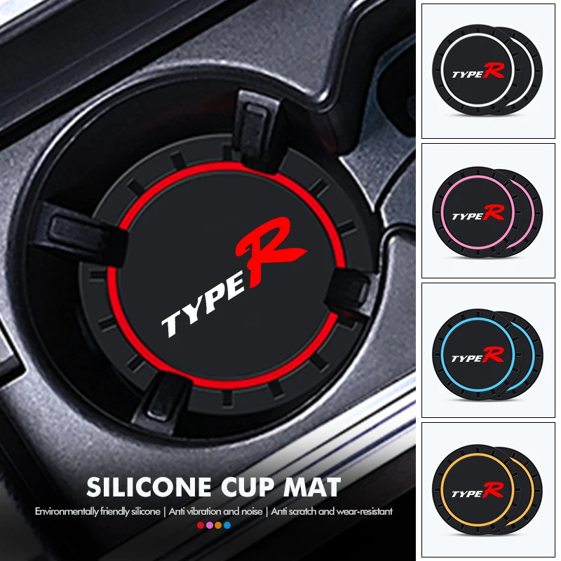 2 шт. коврик для чашки с логотипом автомобиля держатель подставки напитков