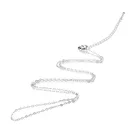 Цепочки для изготовления ювелирных изделий своими руками, фурнитура для изготовления ожерелья, латунные принадлежности, кубинские звенья, цепи оптом, металлические застежки с потертостями 55 см