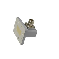wr137 bj70 waveguide adapter waveguide to coaxial adapter uhf c band 5 388 17ghz n sm a connector low insertion loss
