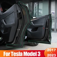 for tesla model 3 2017 2020 2021 2022 2023 car door seal strip kit rubber noise insulation weatherstrip sealings accessories