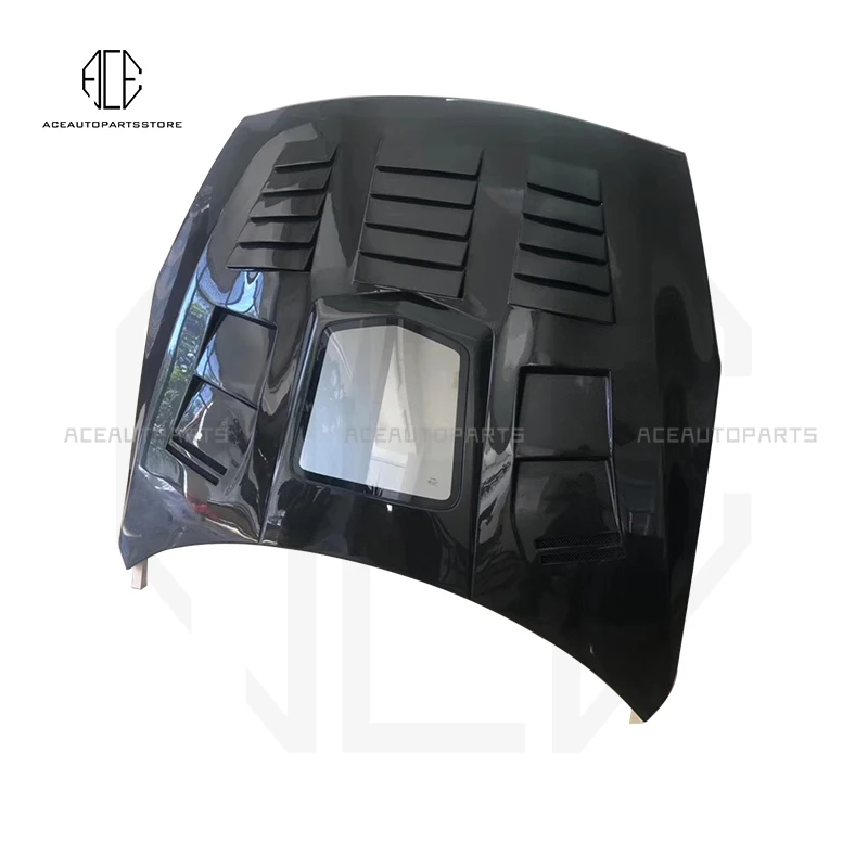 Лидер продаж карбоновый капот двигателя стекло автозапчасти подходящие для Nissan