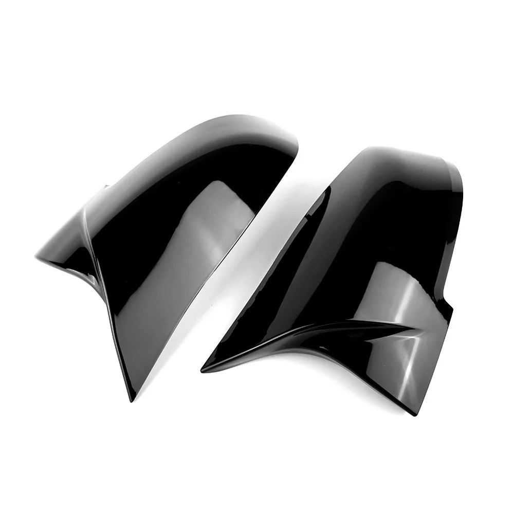 Для BMW F20 F21 2 шт. M-стиль Глянцевый черный автомобильный чехол для зеркала заднего