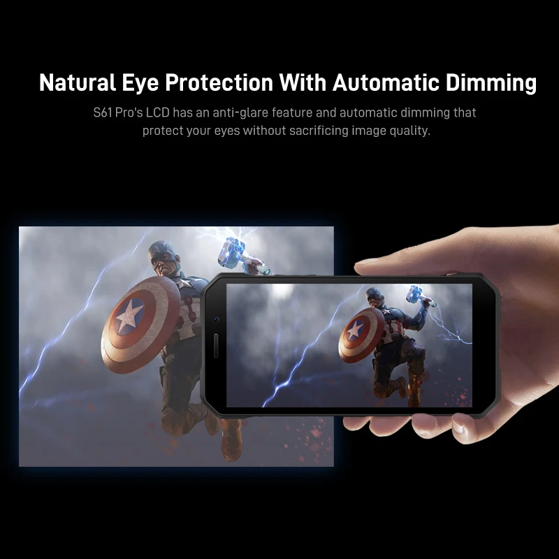 Doogee S61 PRO Rugged Phone Replaceable Back Case 6.0