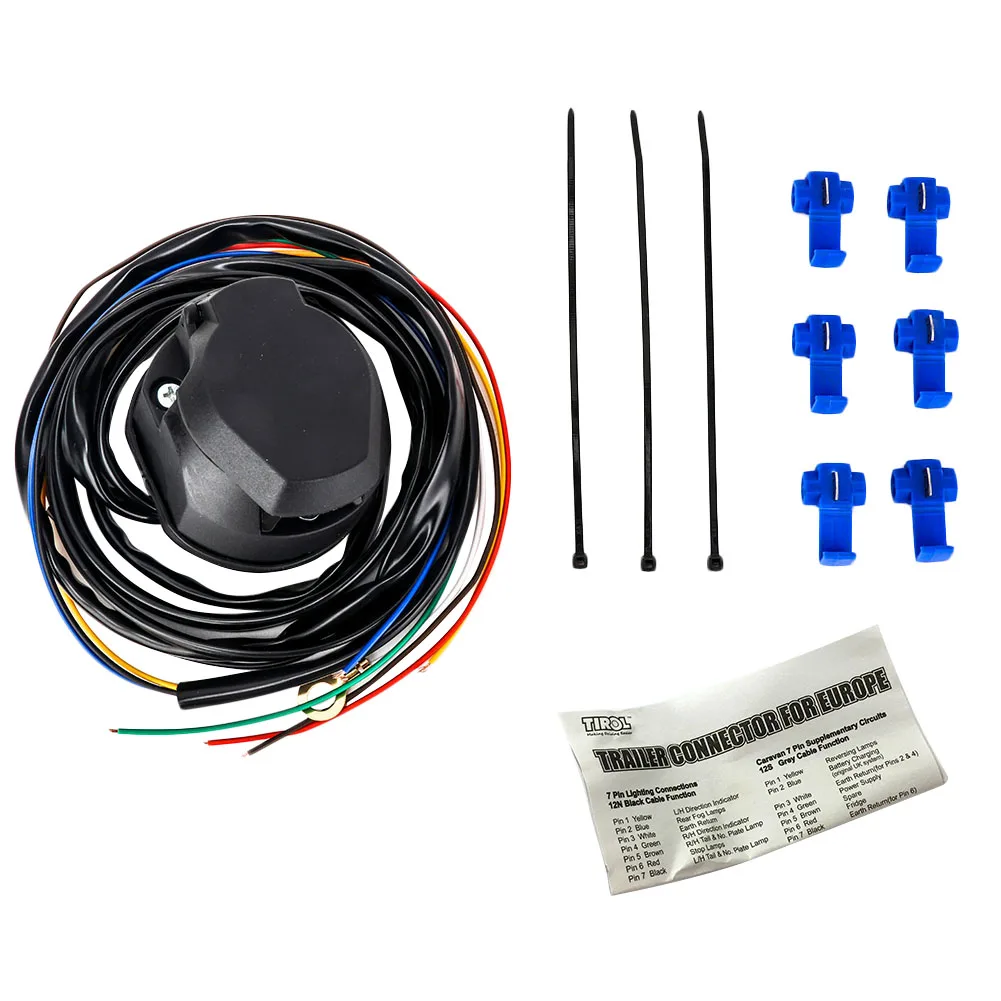 TIROL Новый 7-контактный разъем для прицепа кабель 1 5 м провод автомобильного