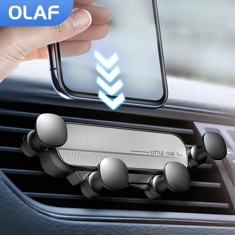 

Olaf Gravity Car Phone Holder Air Vent Clip Mount Smartphone Stand In Car GPS Support For iPhone 14 13 Pro Xiaomi Samsung Huawei