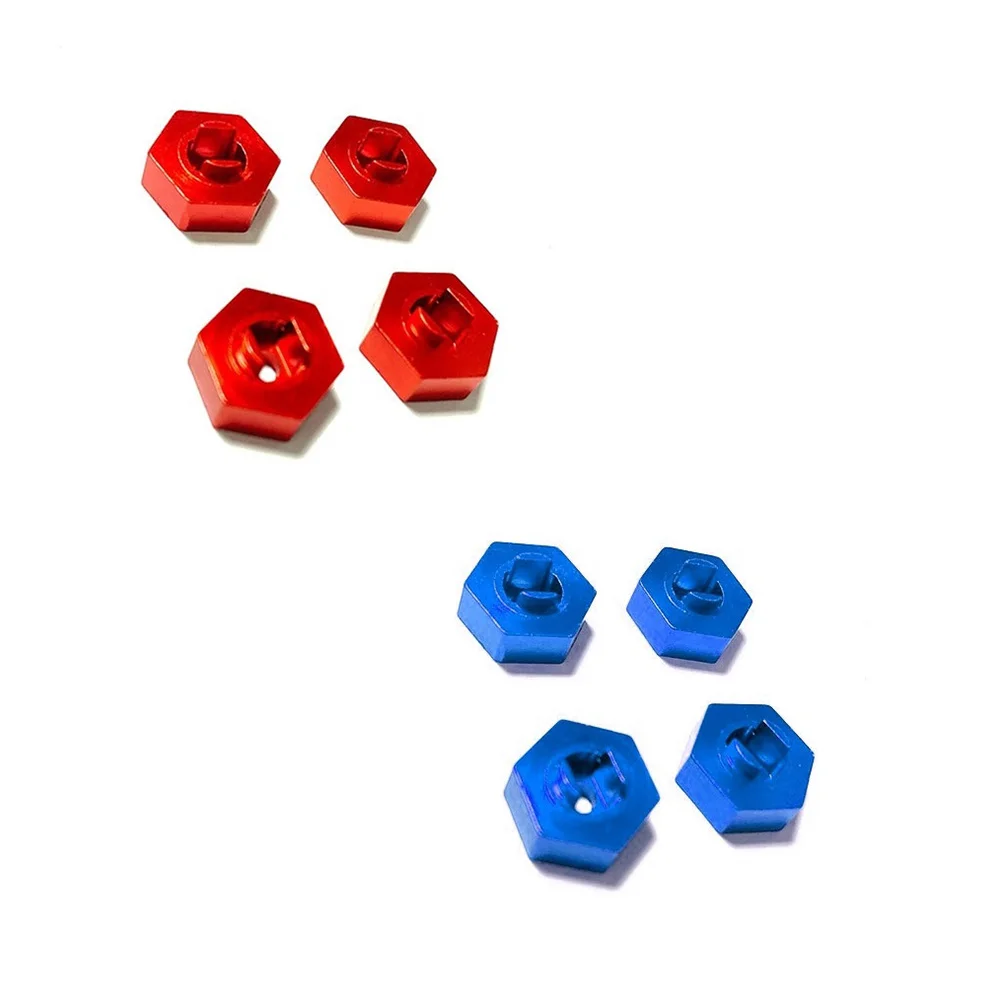 4 шт. металлический шестигранный адаптер для колес Traxxas LaTrax Teton 1/18 детали