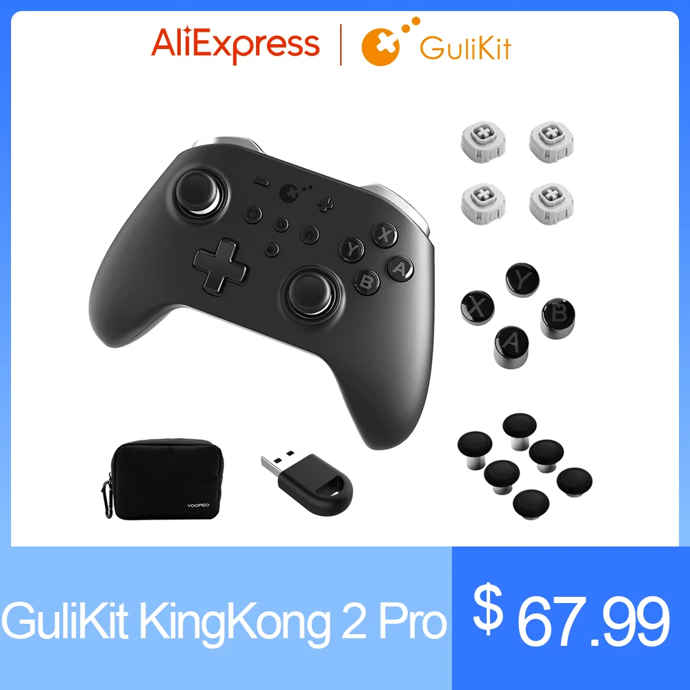 

Геймпад GuliKit KingKong 2, беспроводной, без дрифтинга, для Nintendo Switch, Windows, Android, macOS, iOS