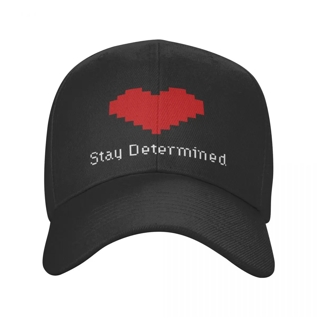

Stay Determined Undertale Video Game Casquette, Polyester Cap Customizable For Adult Gift Nice Gift