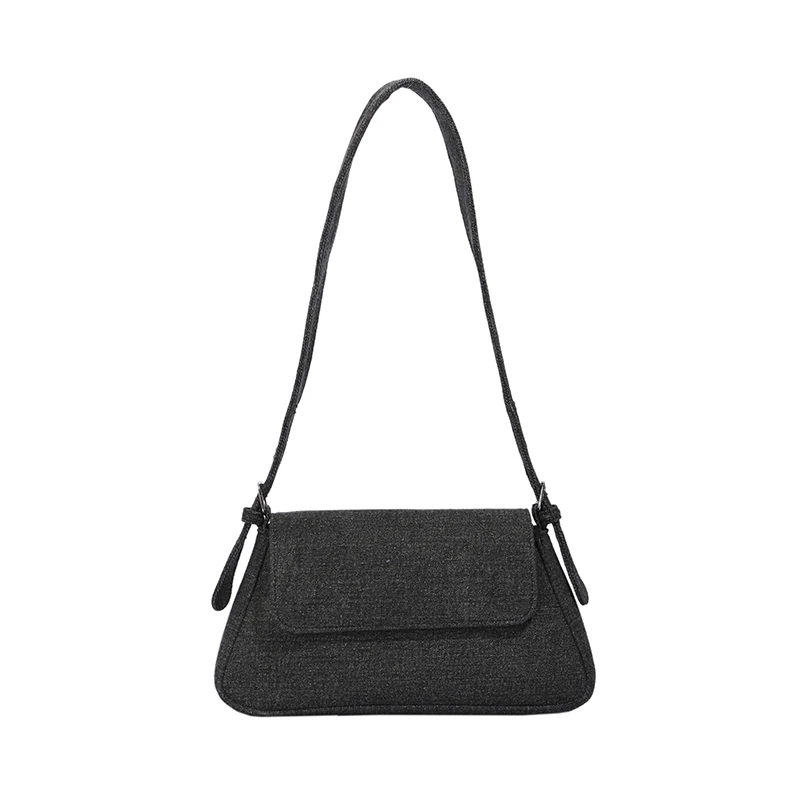 Small Denim Underarm Bags for Women 2023 New  Luxury Brand Small Armpit Bag Female Shoulder Side Bag Handbags