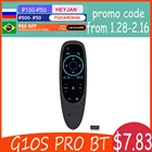 Bluetooth-пульт дистанционного управления G10S PRO BT Air Mouse, умная ТВ-приставка на Android
