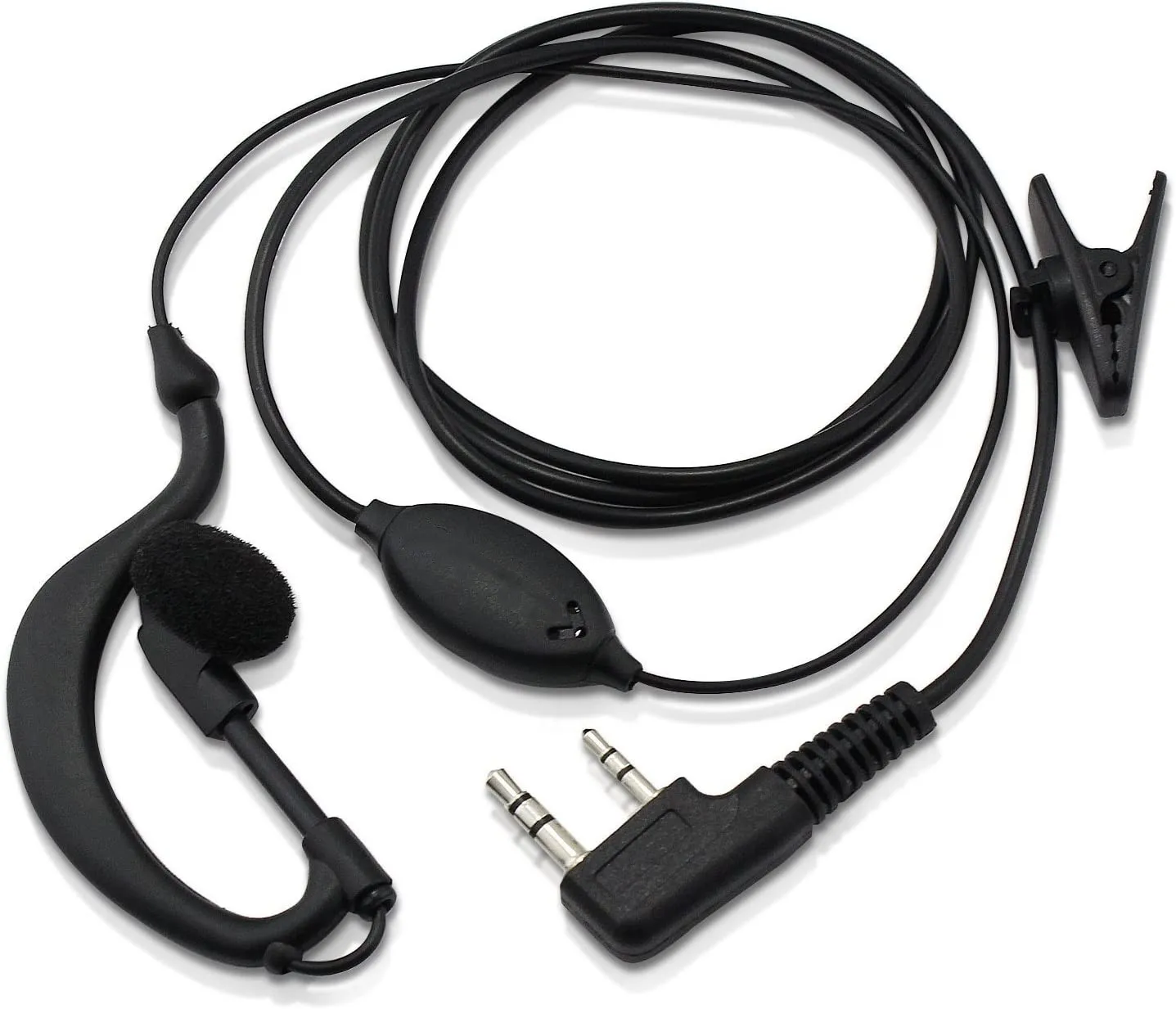 RISENKE Headset for Kenwood Baofeng UV-5R UV-82 TYT BF-UV5R UV-5RA BF-666S 777S 888S Retevis H-777 Walkie Talkie Earpiece(20PCS)