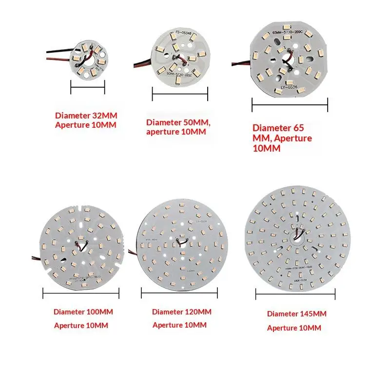 Светодиодная лампа высокой яркости 5730SMD, круглая, 3-36 Вт, с драйвером питания (art.: 3920da59e3798) - 3920da59e3798
